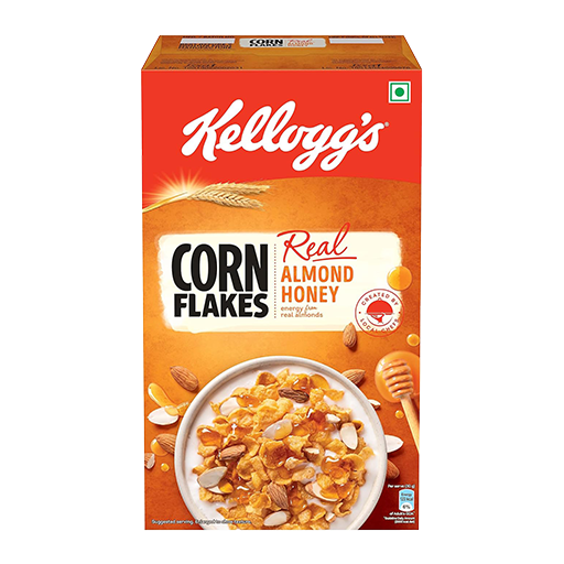 Kellogg's Real Almond Honey Corn Flakes 650G